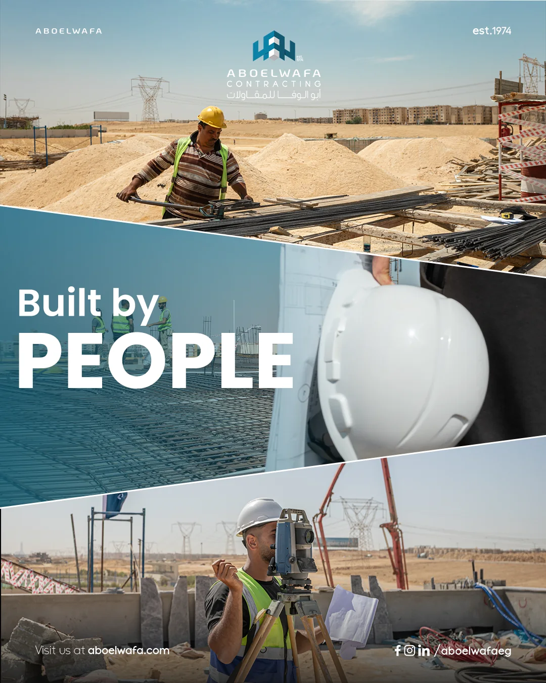 Aboelwafa Contracting: social media, design 1
