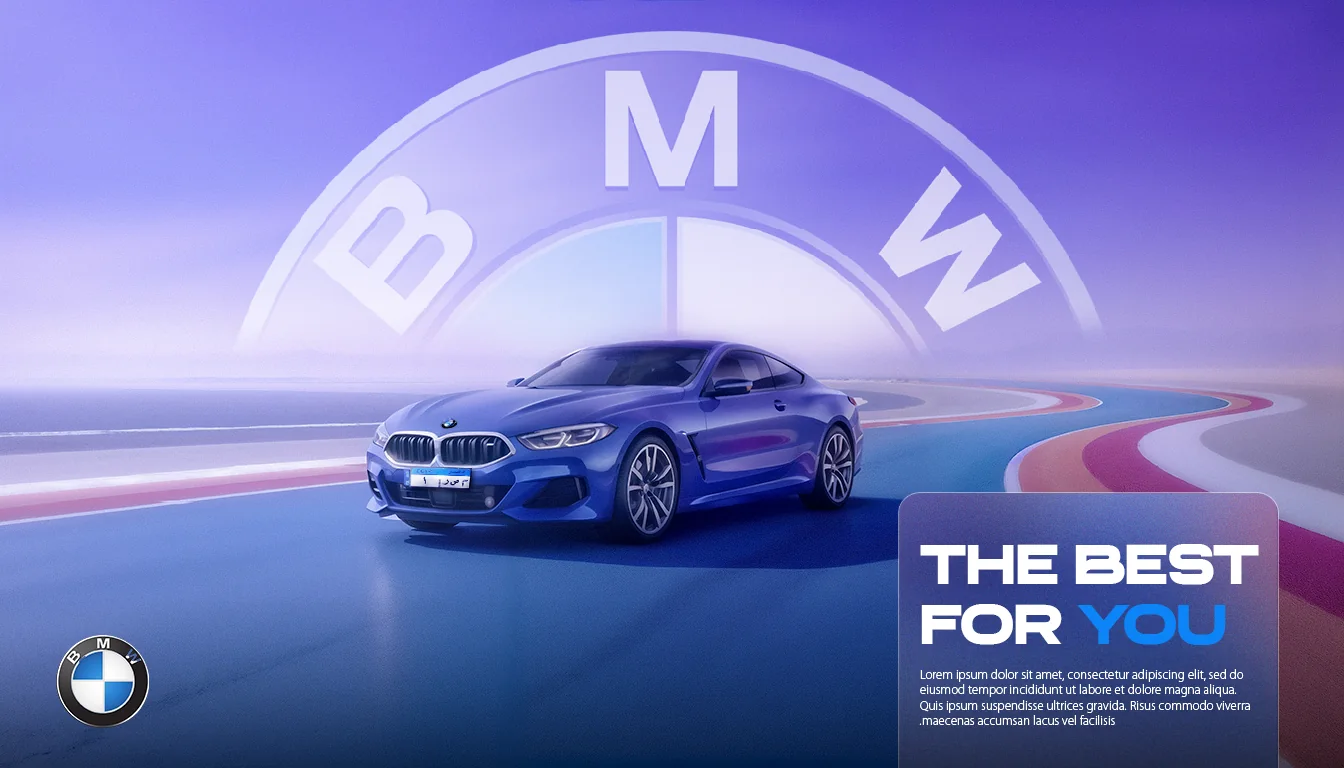 BMW 8 Series: automotive campaign, board 2