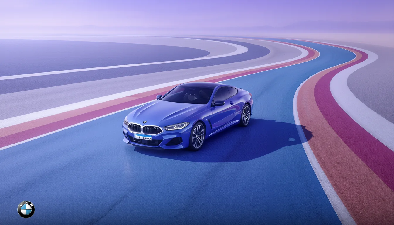 BMW 8 Series: automotive campaign, board 8