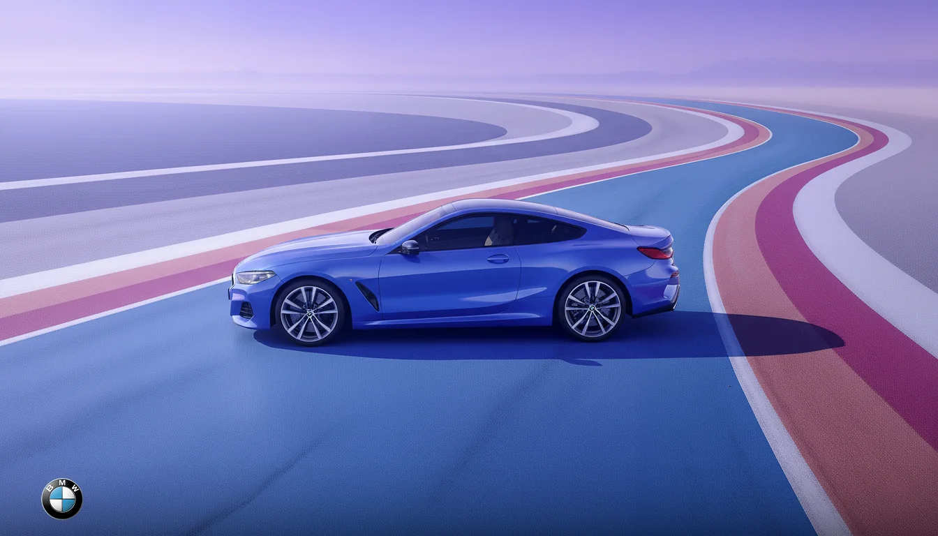 BMW 8 Series: automotive campaign, board 9