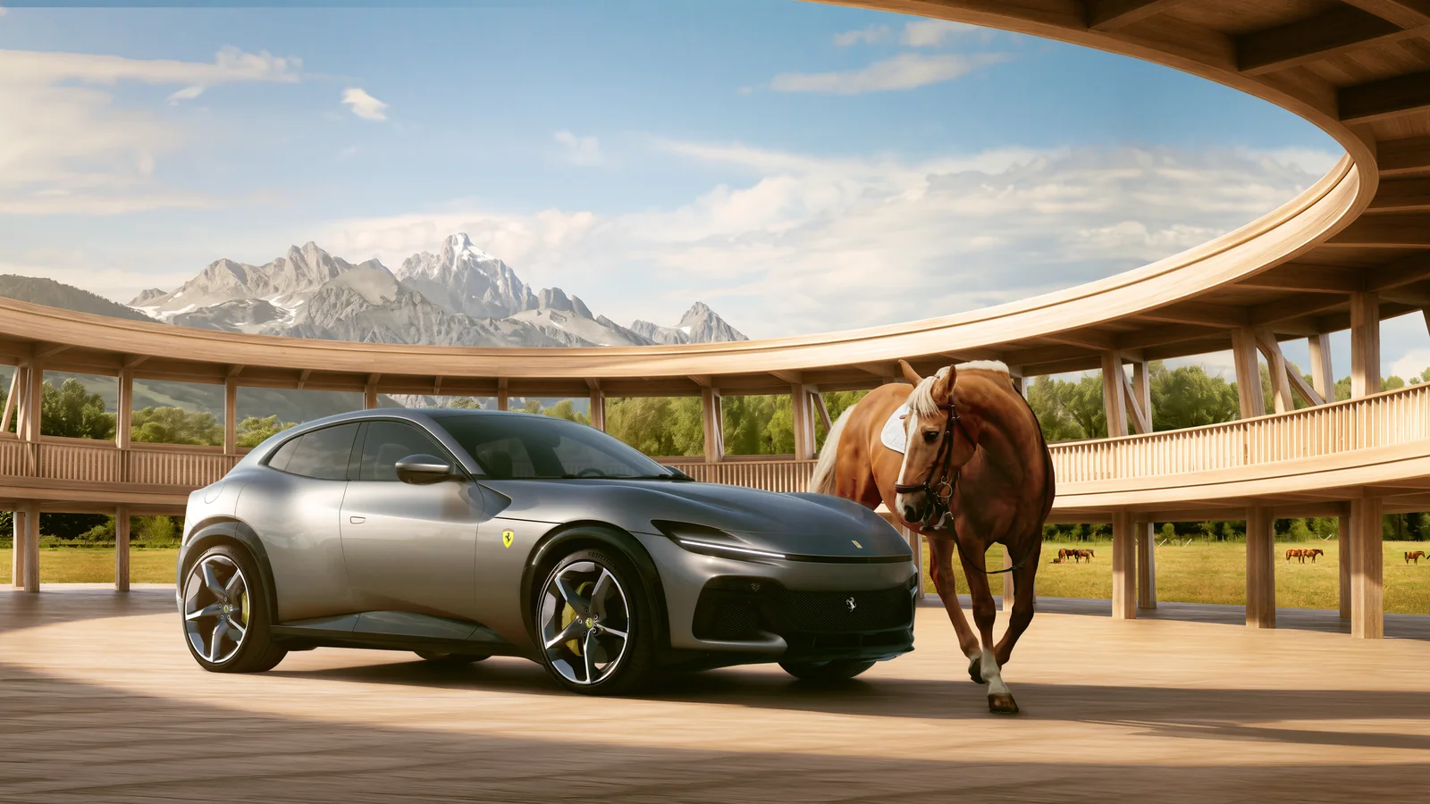 Ferrari Purosangue: automotive key visual by Kilany Studio