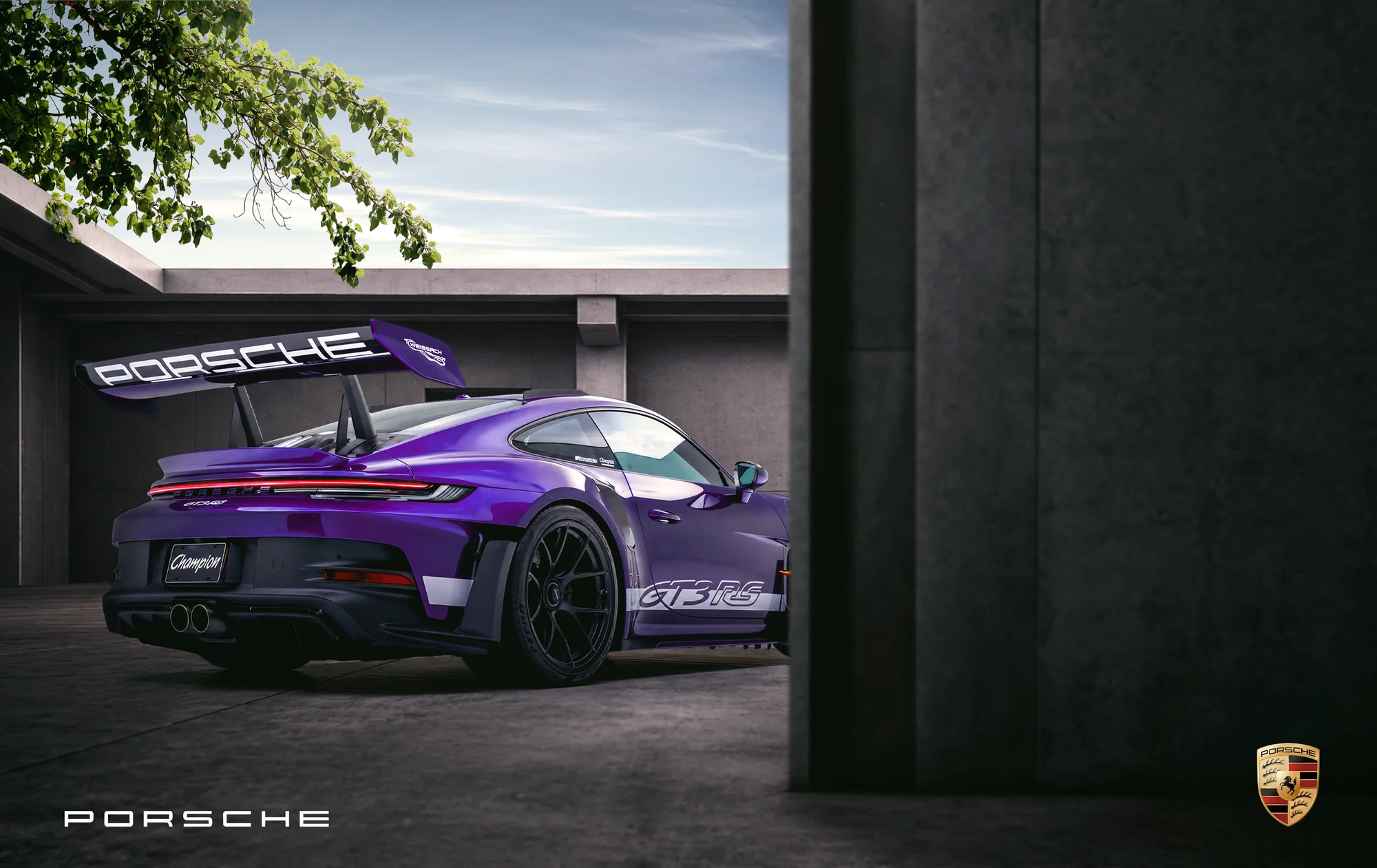 Porsche 911 GT3 RS, finished key visual