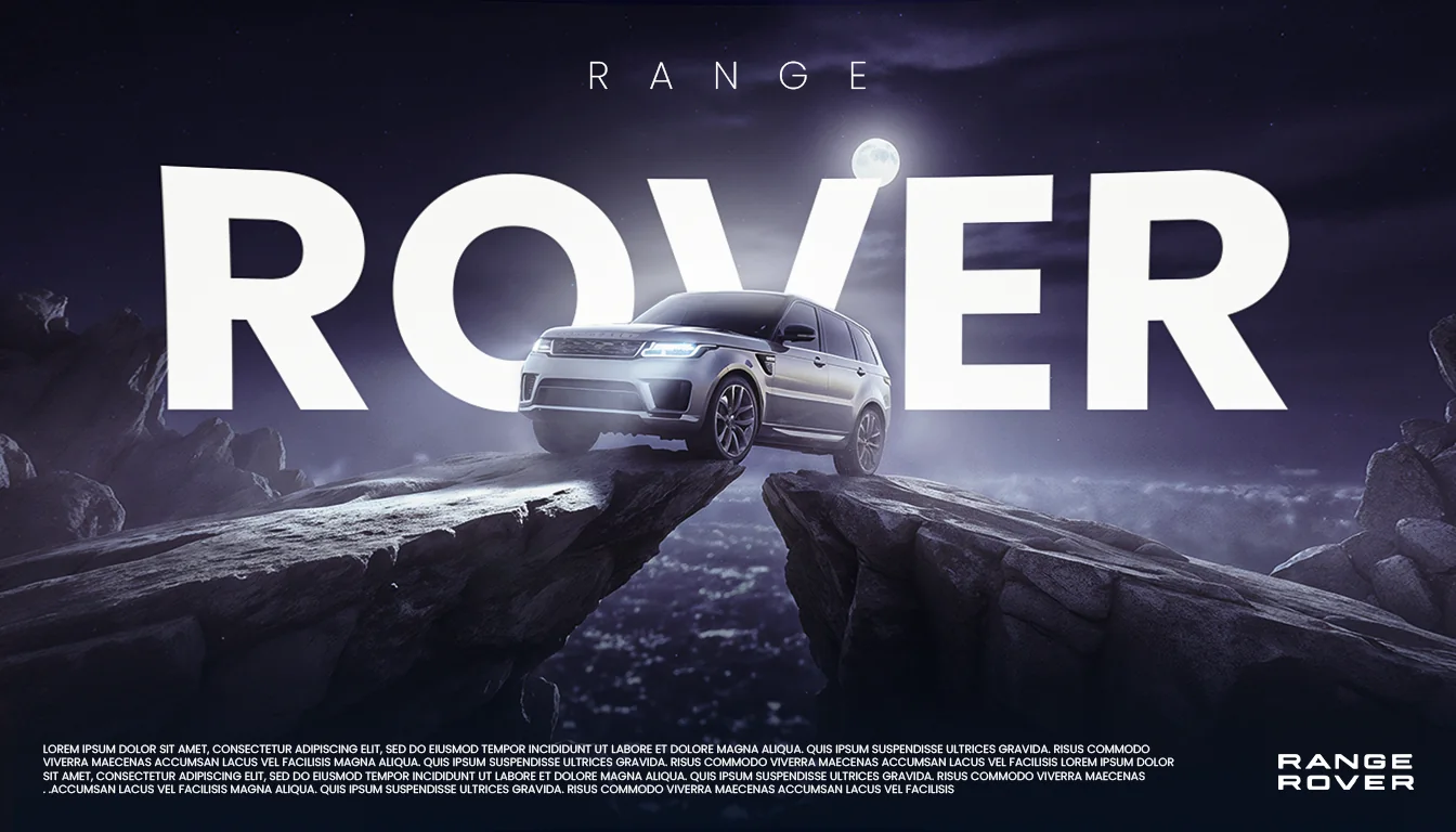 Range Rover Sport: automotive key visual, board 2