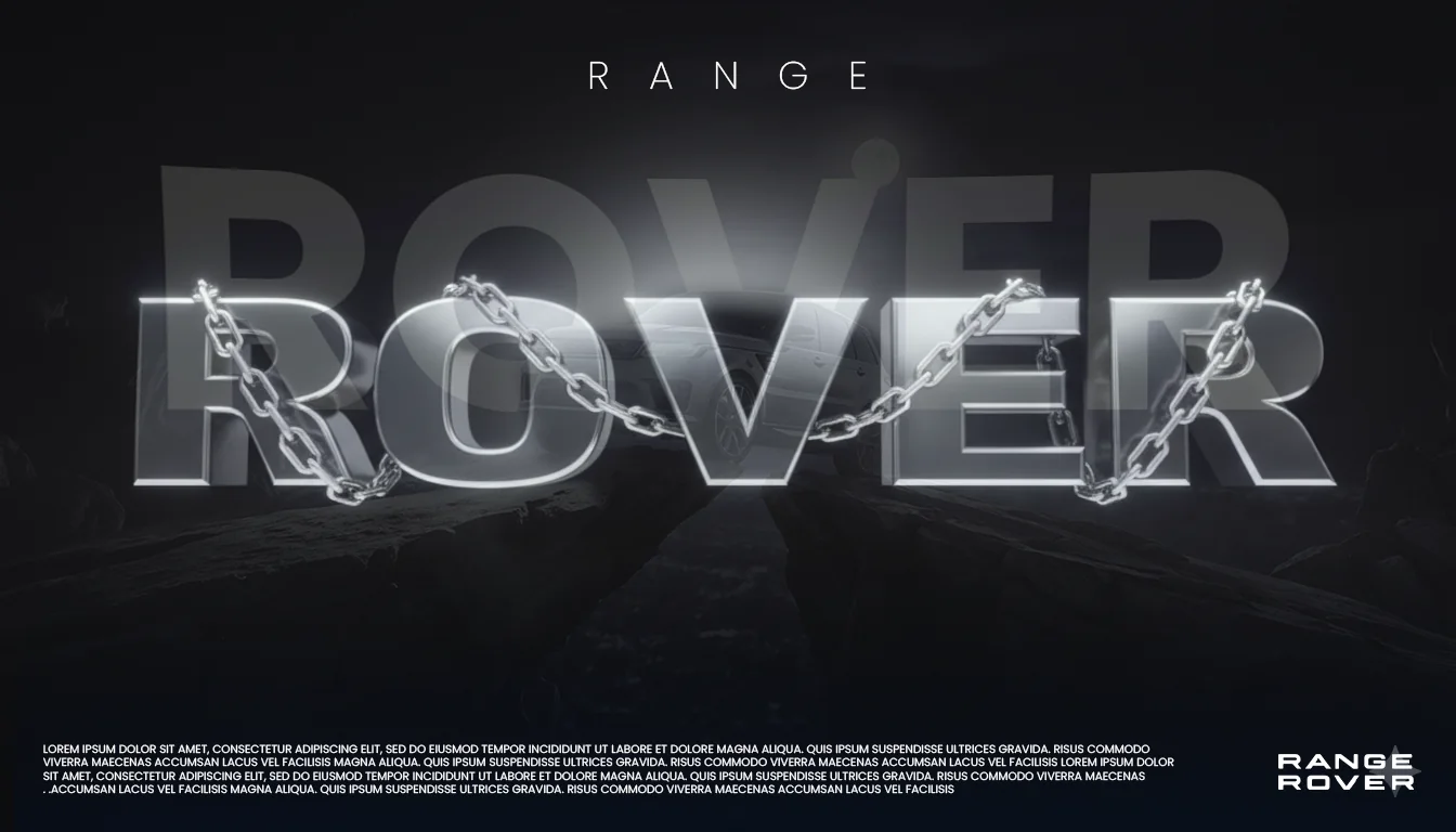 Range Rover Sport: automotive key visual, board 3